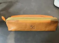 レザー ペンケース ブラウン