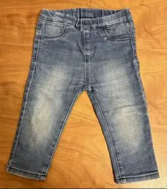 ★H&M ベビー デニムパンツ　長ズボン　ウエストゴム　　70