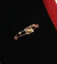 1点物♡レインボームーンストーン　リング