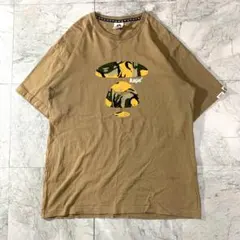 ☆A BATHING APE カモフラ猿ロゴ TシャツLサイズ - メルカリ