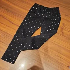 ハート柄 裏起毛レギンスパンツ