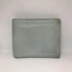ポールスミス　二つ折り財布　水色系