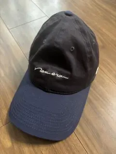 New Era キャップ　ダークネイビー×ブラック