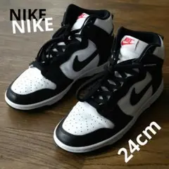 ✨美品✨ NIKE WMNS DUNK HIGH white/black