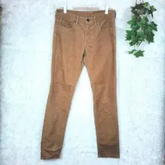 良品計画　無印良品　コーデュロイパンツ　ストレート　カジュアル　チノパン