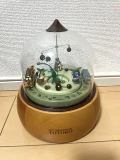 どんぐり共和国☆となりのトトロ☆ジオラマ置時計☆どんぐりの中から