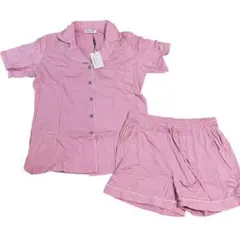 【Sサイズ】パジャマ レディース 上下セット 部屋着 半袖　ピンク