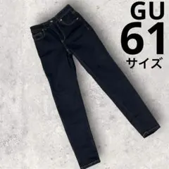 【美品】GU スキニーデニム ダークブルー 61
