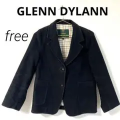 イギリス製　GLENN DYLANN コットンジャケット　ブラック　フリーサイズ