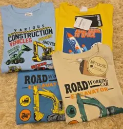 【新品未使用】長袖&半袖セットTシャツまとめ売り１２０cm４点セット