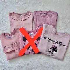女の子 110cm ピンクのトップス4点セット ユニクロなど