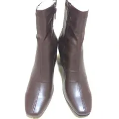 グレイルGRLスクエアトゥストレッチショートブーツ未使用23