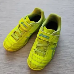 ASICS JUNIOLE6 イエロー サッカーシューズ フットサル 17cm