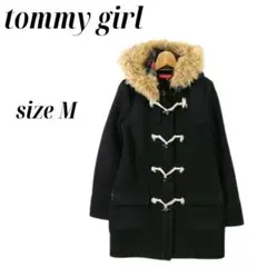 訳アリ● tommy girl ダッフル コート ブラック Mサイズ　PH294