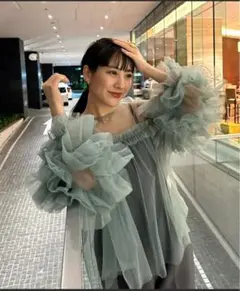 ［値下げ］新品未使用ANDRESD アンドレスド　グリーン