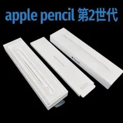 美品 Apple Pencil 第2世代 純正 ホワイト アップル ペンシル
