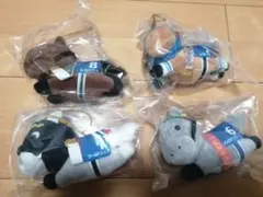 タイトーくじ　HORSE HEROES　D賞　ぬいぐるみ全4種コンプリート