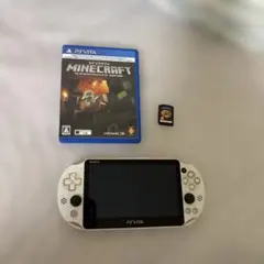 PS Vita Minecraft Edition 本体とゲームカード
