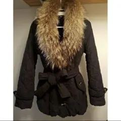 デュラス　キルティングファーコート