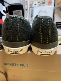 これからの季節に！激安！コンバース　ジャックパーセル　ウール　モスグリーン　抹茶