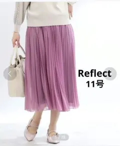 Reflect【洗える】アコーディオンプリーツスカート11