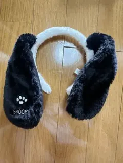 ユニバ スヌーピーカチューシャ黒と白