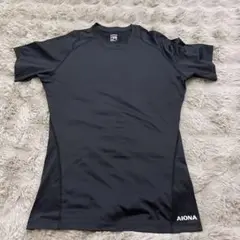 AIONA ブラック トレーニングTシャツ M インナー