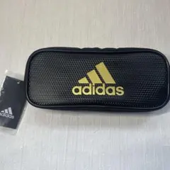 新品未使用　adidas アディダス　筆箱 ペンケース ブラック ゴールド　黒のサムネイル