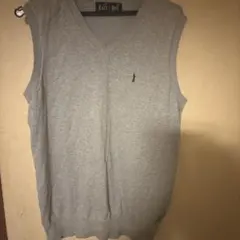 EAST BOY グレー Vネックスクールベスト