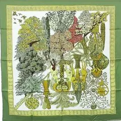 エルメス　HERMES　スカーフ　カレ90　木の伝説