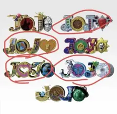 一番くじジョジョの奇妙な冒険H賞LOGO 6個セットセミコンプ ジョジョの奇妙な冒険 一番くじ H賞 ロゴ LOGO 6点セット セミコンプ