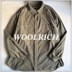 WOOLRICH oversized corduroy work shirt