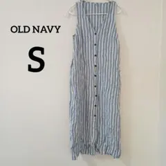 ワンピース OLD NAVY ストライプ ノースリーブ S カジュアル 海外