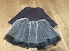 ベビードレス ダークブラウン ½birthday お祝い