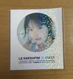 LE SSERAFIM D’ICON POP-UP 購入特典ステッカー ウンチェ