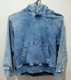 ディーゼル DIESEL デニムブルー フード付パーカー 130cm キッズ