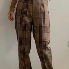 【美品】AMERI CHEERFUL CHECK PANTS アメリ