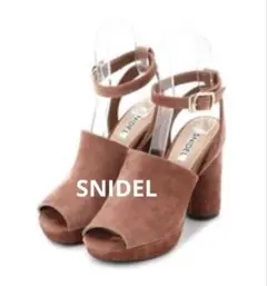 SNIDELオープントゥストラップサンダルsizeMのサムネイル