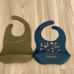 シリコン製お食事エプロン2枚セット