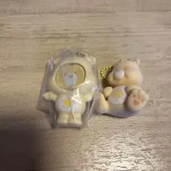 ケアベア フォトフレームマスコット ファンシャインベア 黄色