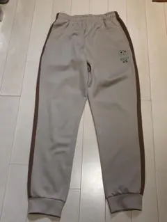 MOKUROH ベージュ スリムフィットジャージ