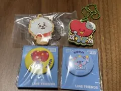 BTS BT21 一番くじ 缶バッジ ラバスト TATA KOYA RJ