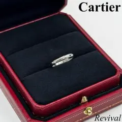 【極美品】カルティエ　3ポイントダイヤ　Pt950 指輪　リング　1324のサムネイル