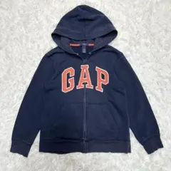 【美品】GAP パーカー フルジップ ネイビー キッズ130 y2k 平成ギャル