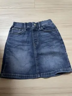 美品　UNIQLO デニムスカート　130㎝