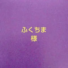 ふくちま様専用ページ