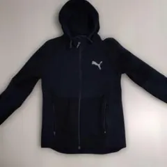 Puma フルジップパーカー M 黒