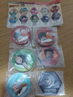 SAKAMOTODAYS×くら寿司 コラボ 缶バッジ マグネット