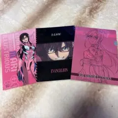 【未使用】エヴァンゲリオン MARI マリ　クリアファイル3枚セット