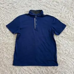 TAKAQ ネイビー ポロシャツ M